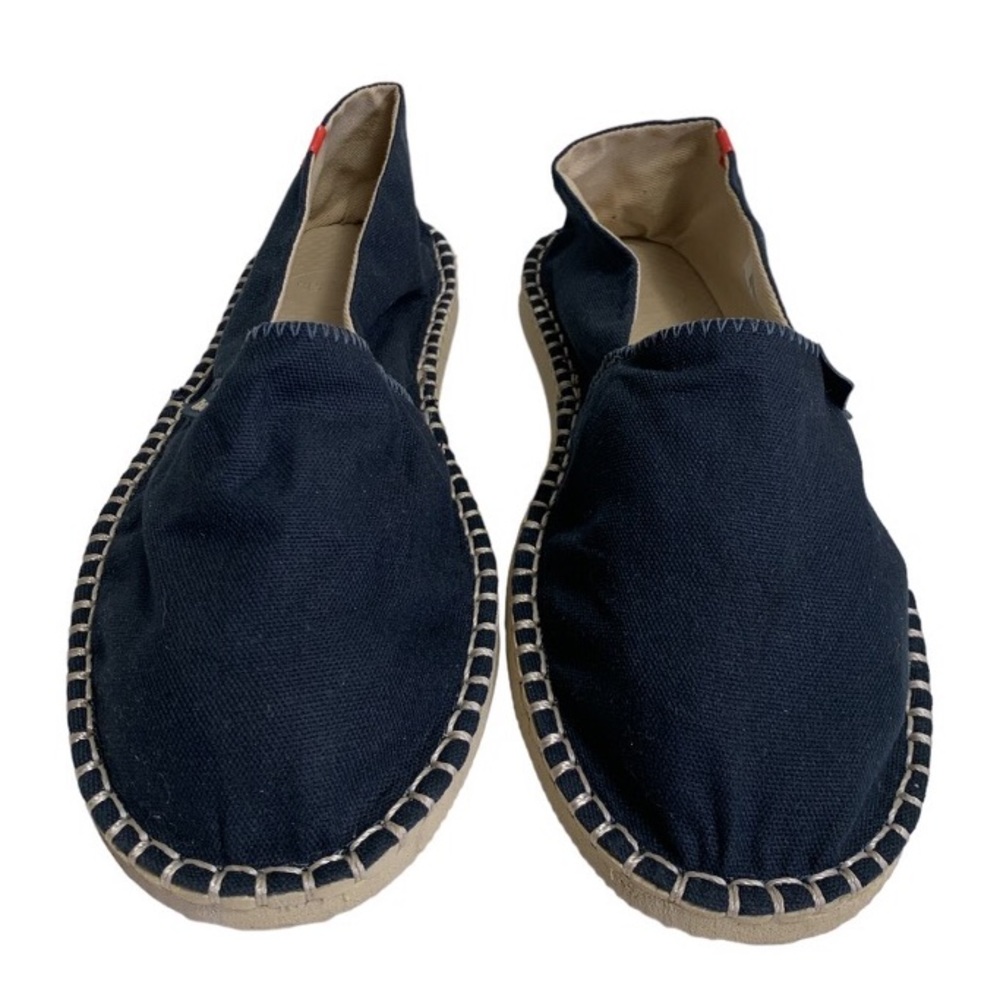 Havaianas Espadrilles Women Shoes 7 Blue Gold Threading Brazil Casual Flat